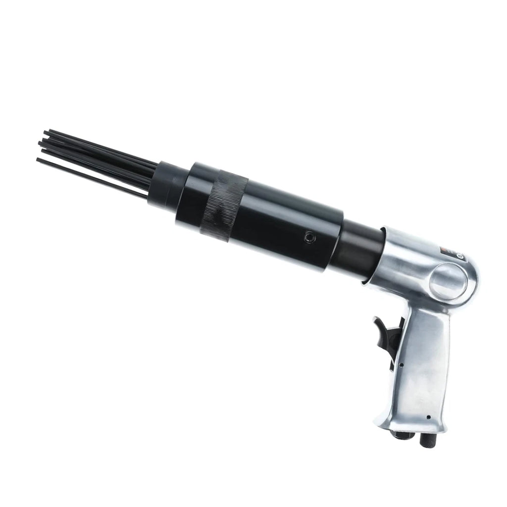 Compact Air Needle Scaler Pneumatic Tool for Rust Removal (19 Needles)
