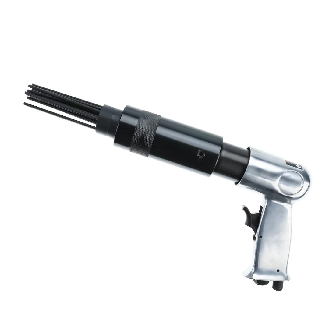 Compact Air Needle Scaler Pneumatic Tool for Rust Removal (19 Needles)