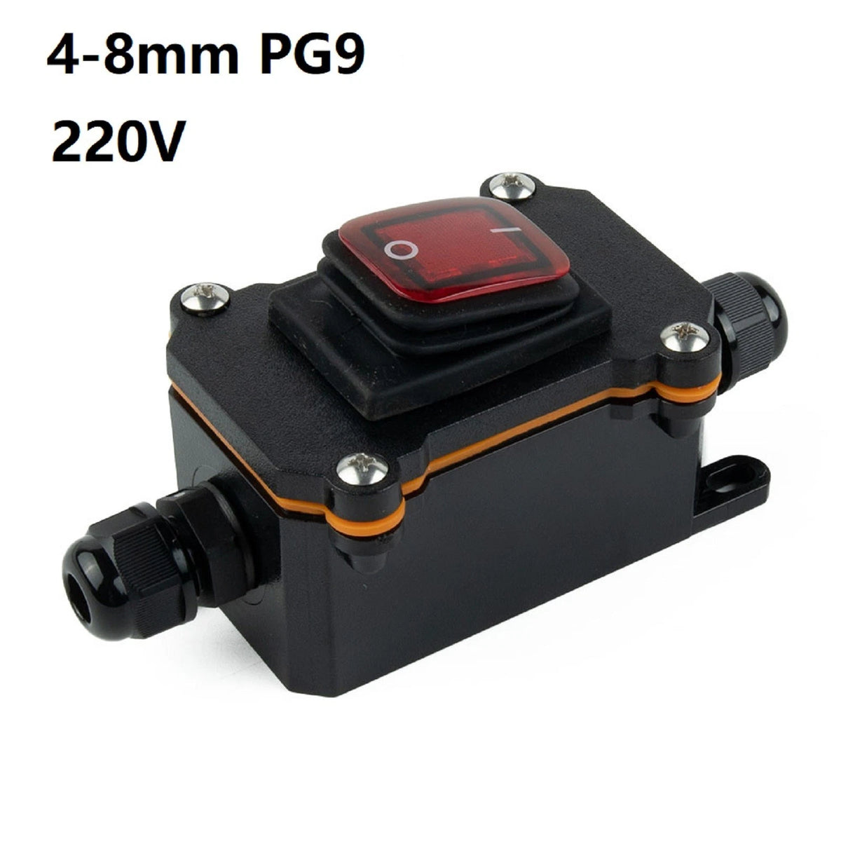 Waterproof Switch for High-Power Electrical Appliances 220V
