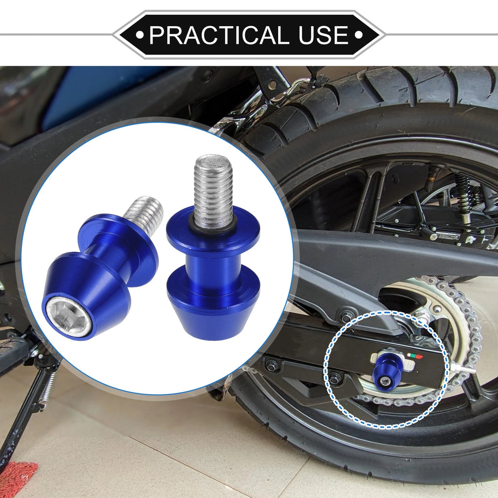 Motorcycle Swingarm Spools 10mm CNC Replacement Pair for Honda (2005–2015)