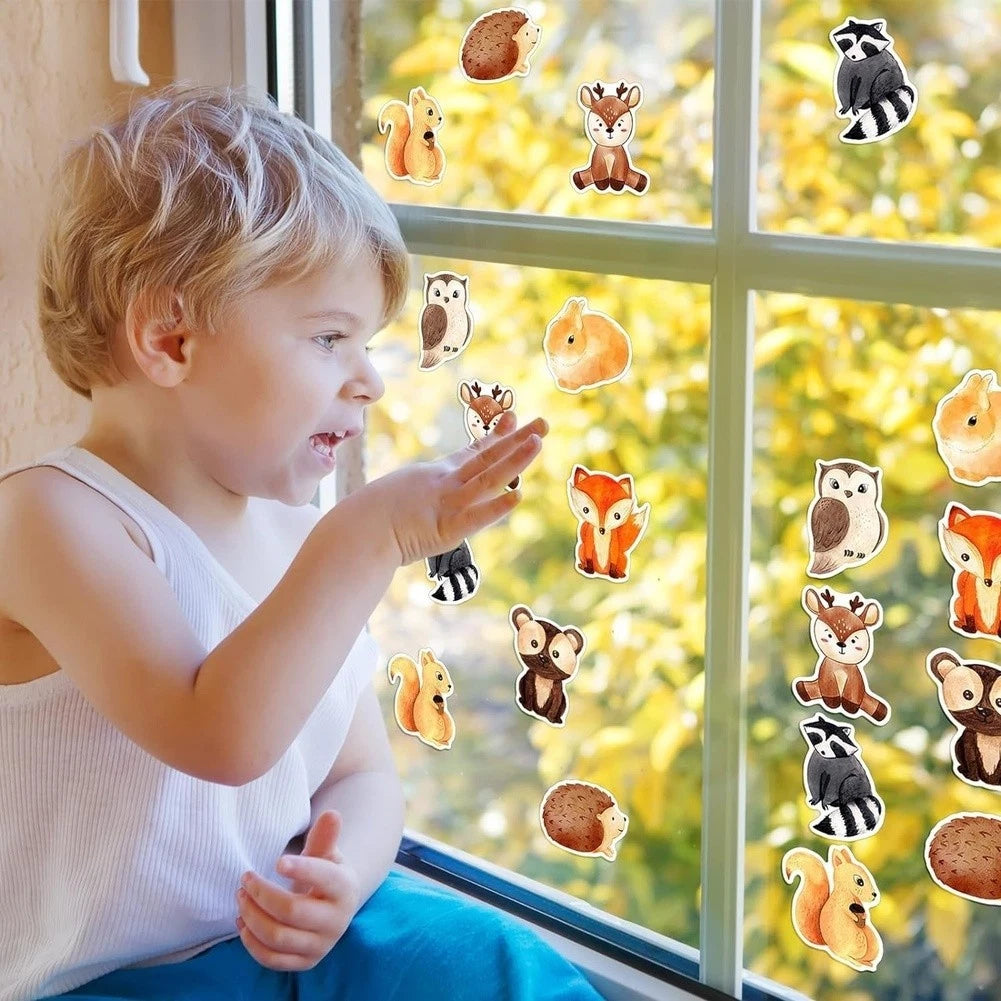 500-Piece Dinosaur Sea Animal Stickers Pack for Creative Craft Projects