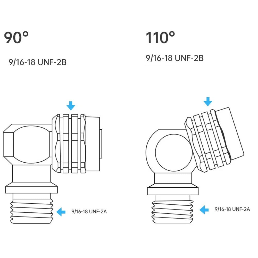 90 Degree Swivel Adapter for Regulator Hose