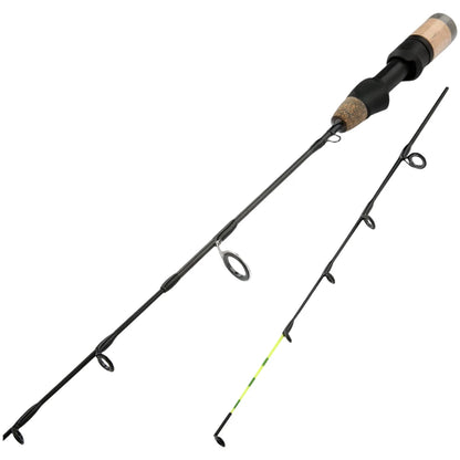 60CM Telescopic Ice Fishing Rod with Soft Action and Two Tips