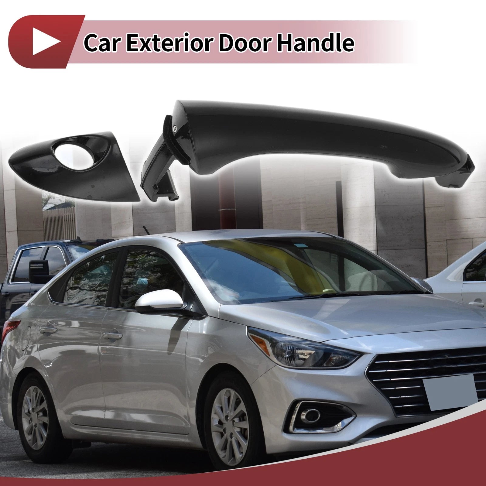 Car Door Handle Grip Front Left Replacement for Hyundai Sonata 2011–2014