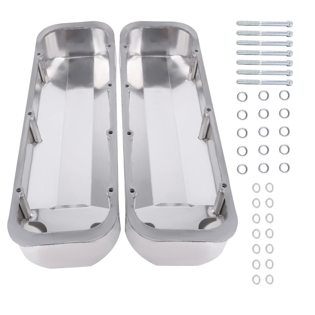 Fabricated Aluminum Valve Covers for Big Block Chevy 502 (1966–2000)