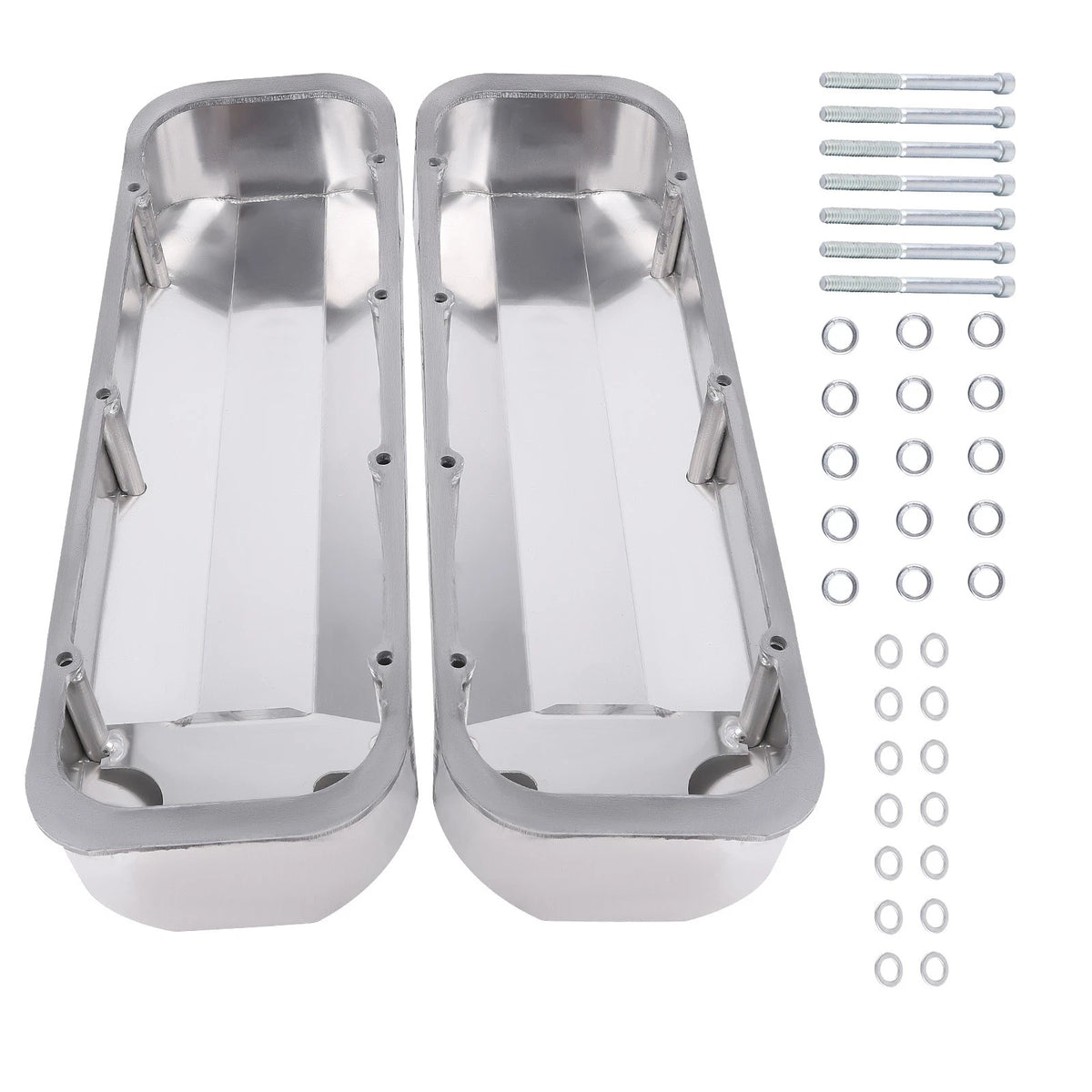 Fabricated Aluminum Valve Covers for Big Block Chevy 502 (1966–2000)