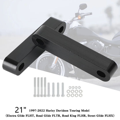21" Front Fender Spacers for Harley Touring Electra Street Glide (1997–2022) T9