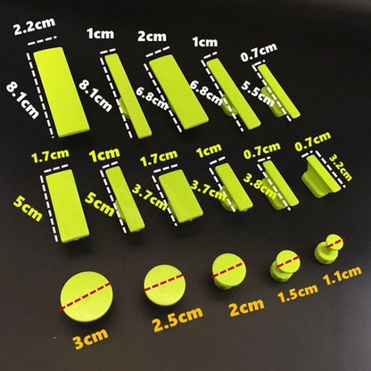 16 Piece Dent Traction Plates with Suction Cups for Hail Damage Solutions