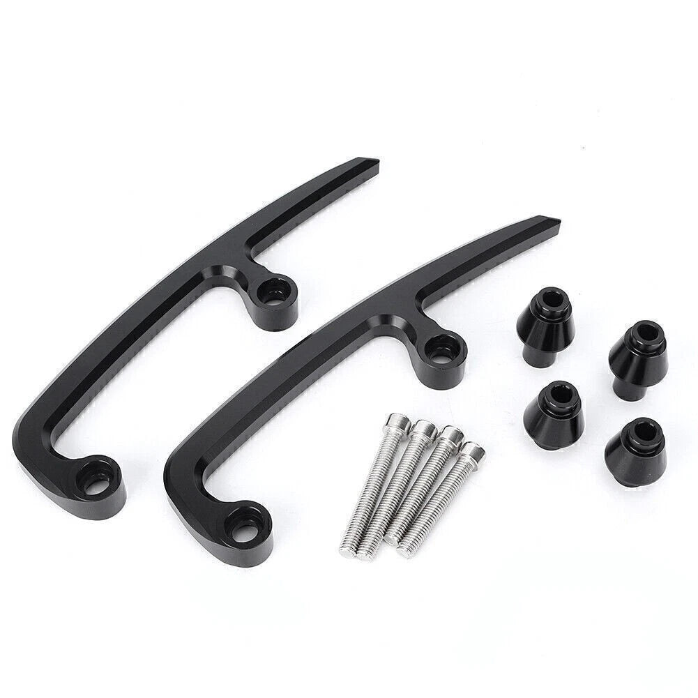 Passenger Rear Seat Handle Grab Bar for Kawasaki Z650 (2017–2018) Aluminum Black