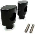 1 1/4in Hefty Handlebar Riser 2" Rise Black for DNA Paughco Springer Chopper
