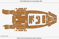 EVA Pad Foam Teak Deck Flooring for Sea Fox 266 Commander (2019)