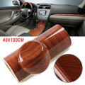 Wood Grain Textured Wrap Decal for Car Interior Panel