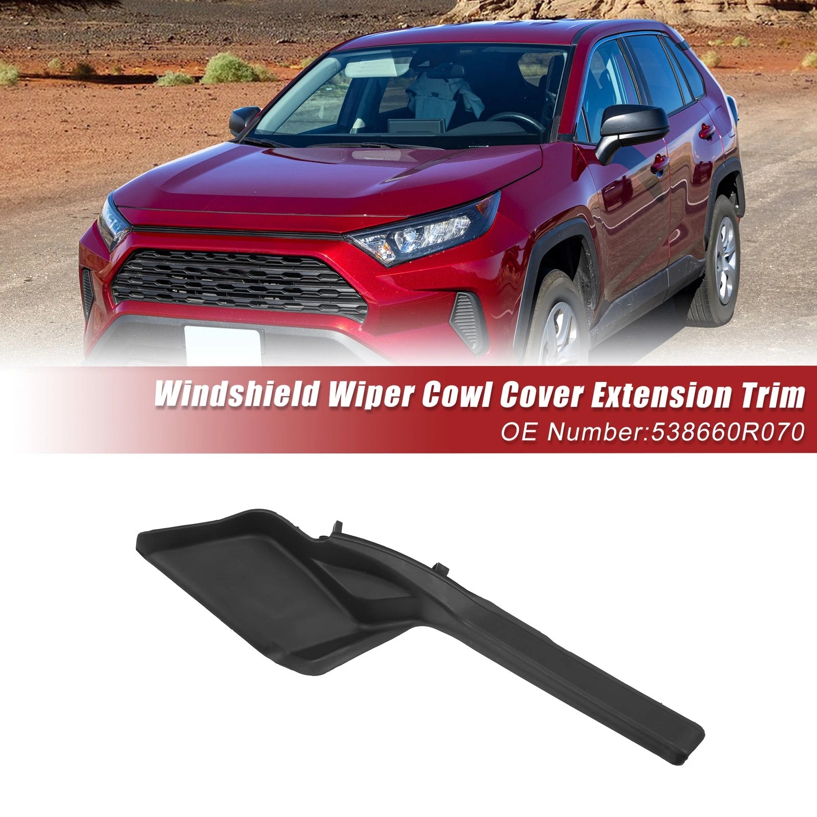 Front Right Windshield Wiper Cowl Panel for Toyota RAV4 (2020–2022)