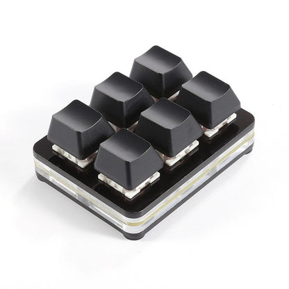 Compact 6 Key Mechanical Keyboard USB Wired RGB Programmable