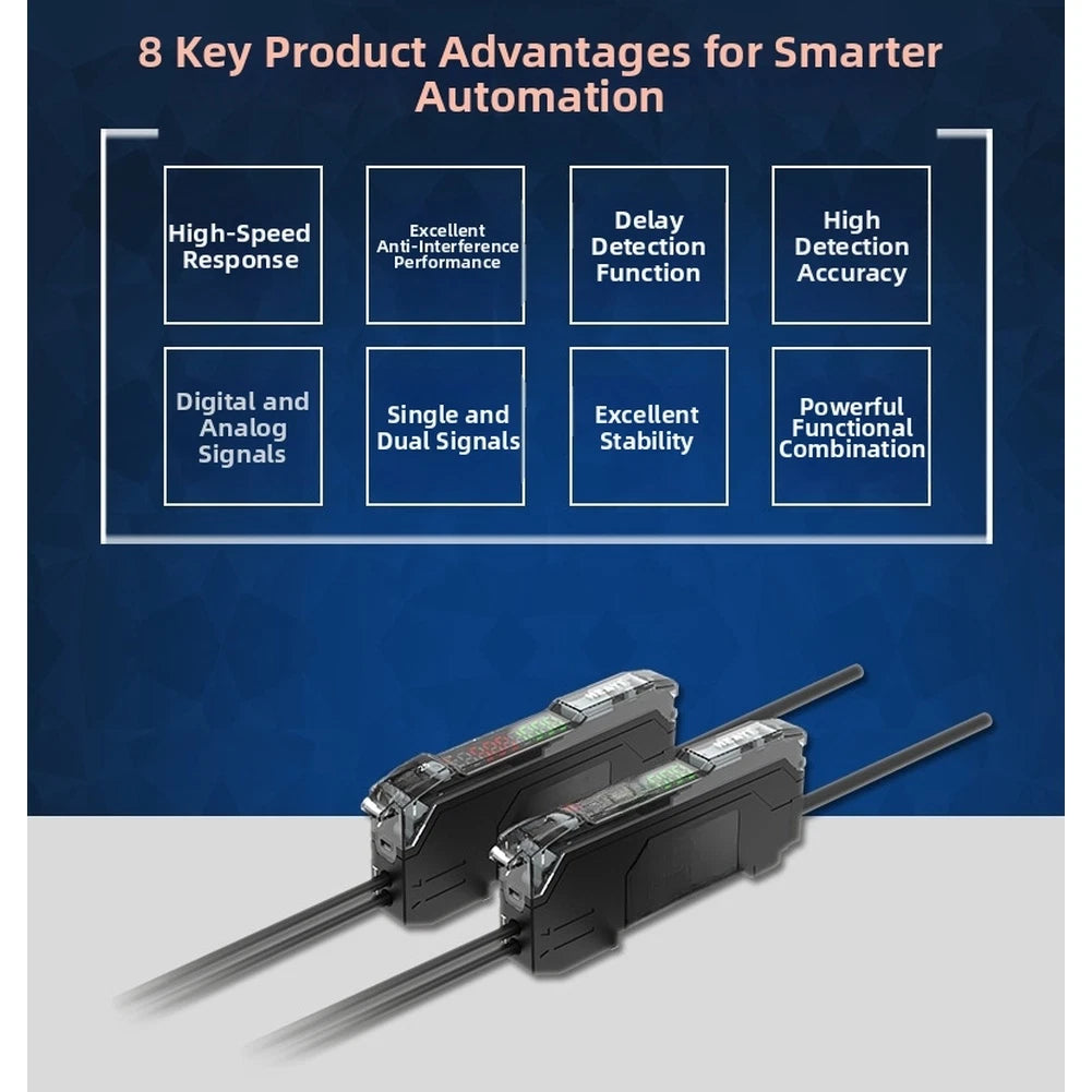 Digital Fiber Optic Sensor for Small Object Detection Using Red LED Technology