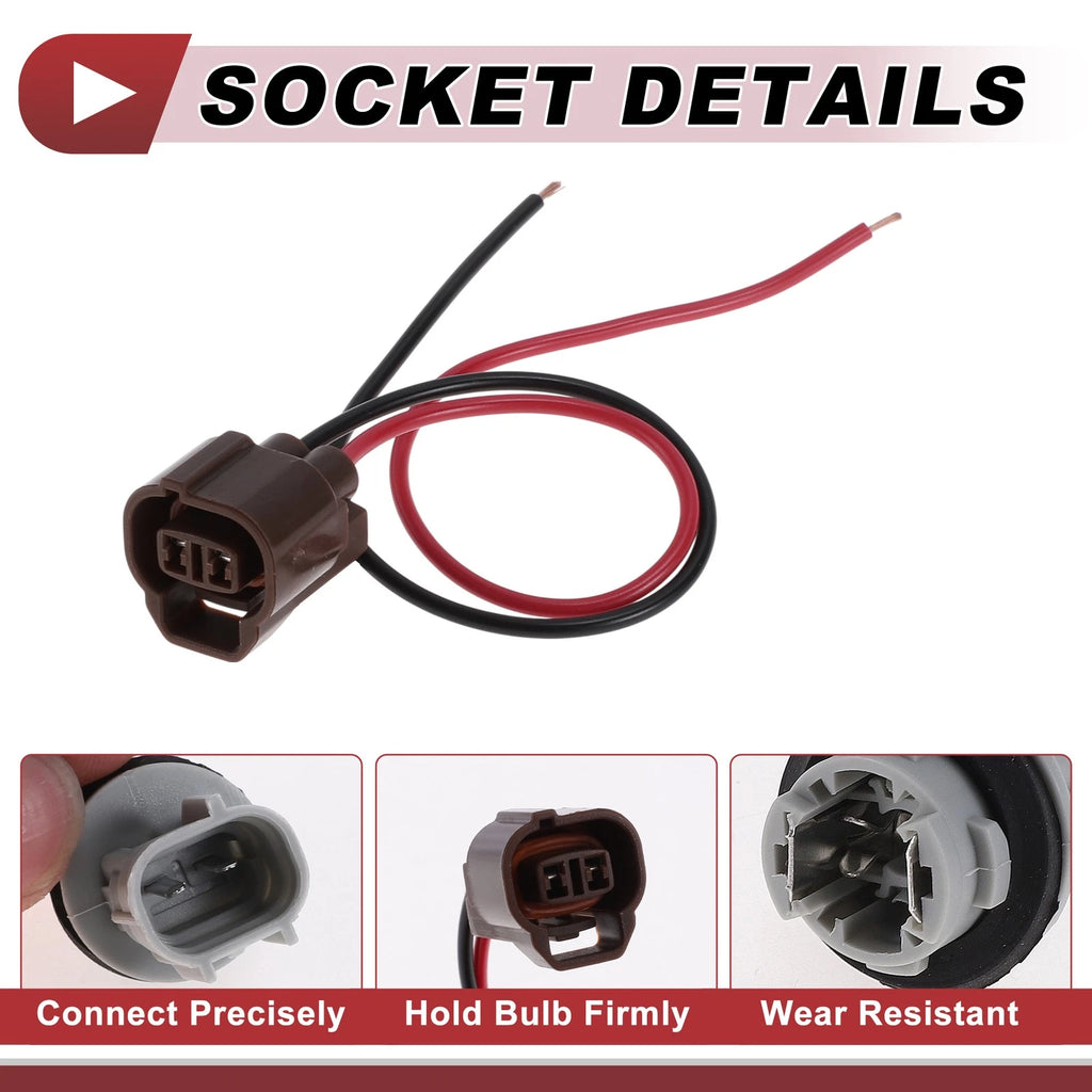 Backup Light Socket Wiring Harness for Toyota RAV4 Prius Prime (2016–2023)