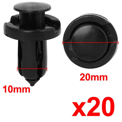 20Pcs Splash Guard Retainer Clip for Honda Acura