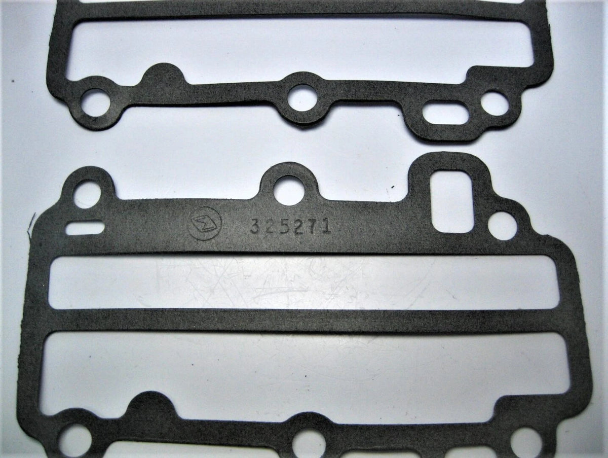 Set of 2 Crankcase Cover Gaskets for Evinrude Johnson Outboard (OMC 325271)
