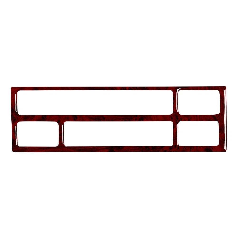 1pc Red Wood Grain CD Button Panel Trim for BMW 3 Series E36 (1991–1999)