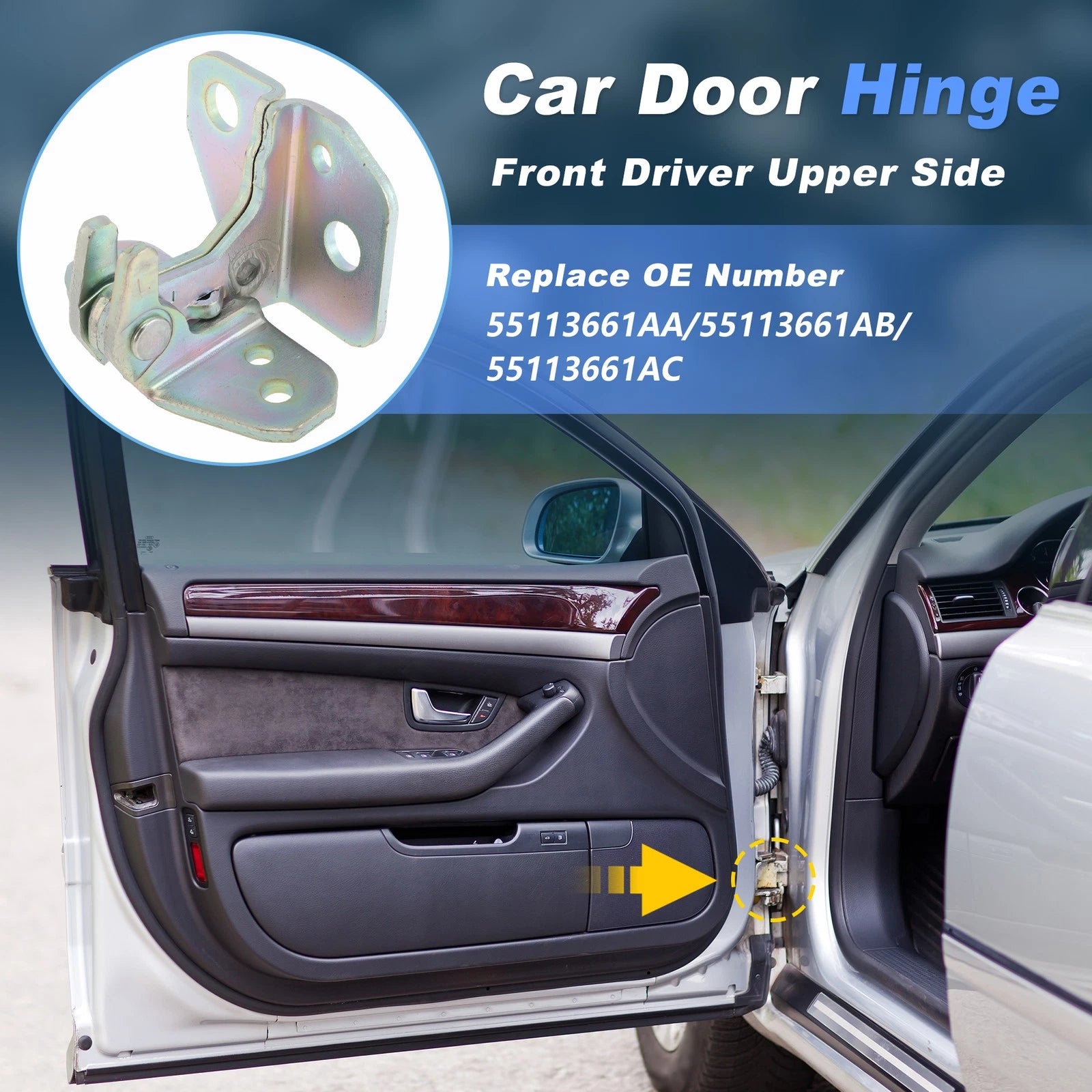 Front Left Door Hinge Assembly for Chrysler 300 (2011–2023)
