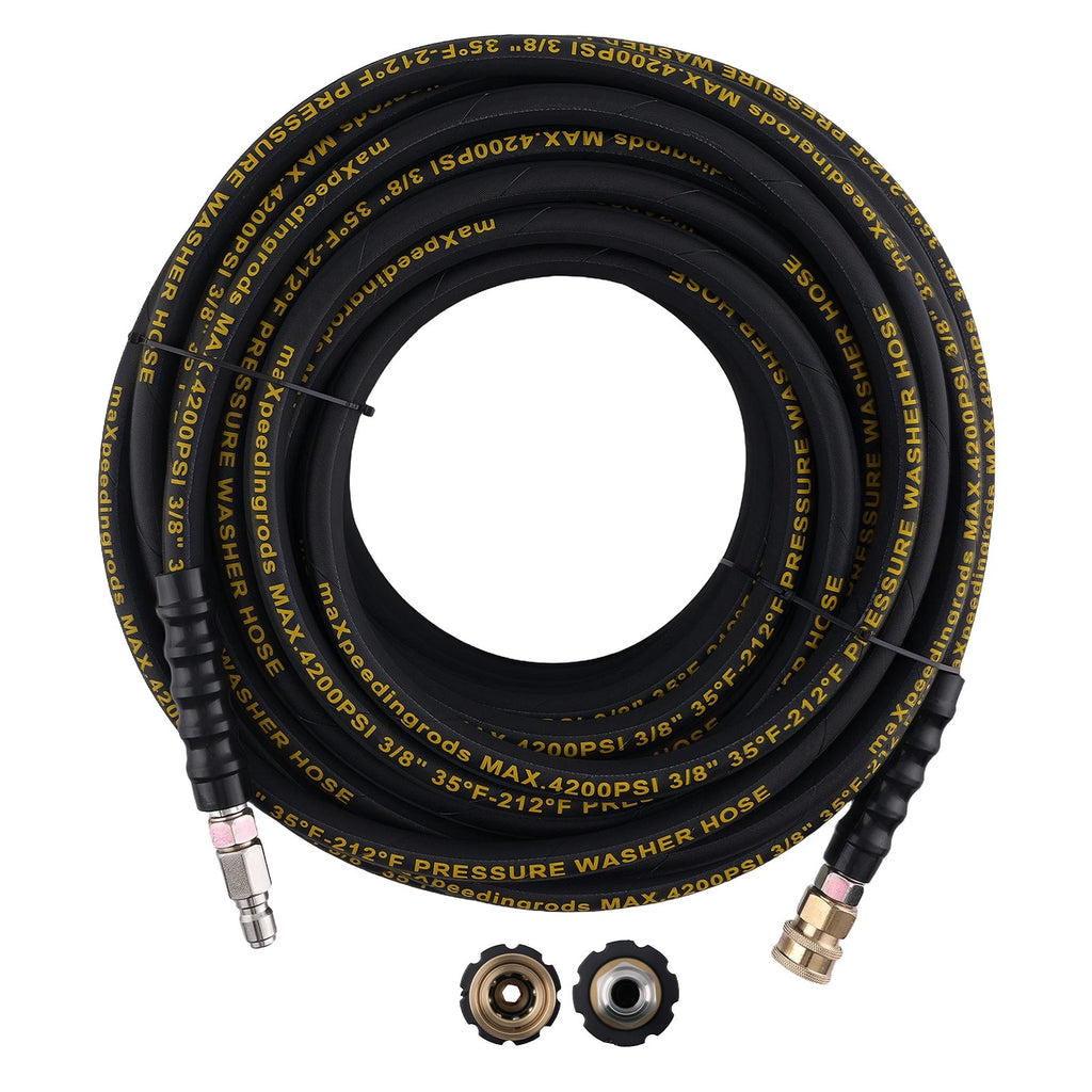 3/8" High Pressure Washer Hose for (100ft, 4200PSI)