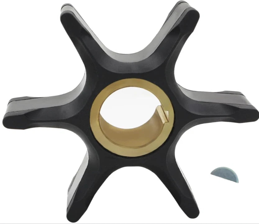 Water Pump Impeller with Key for Evinrude Johnson 1.2 2 4 6 HP (1980–2023)