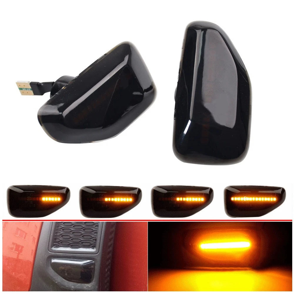 2× Side Marker Lamp Fender Indicator Lamp For Dacia Sandero Logan Duster Renault