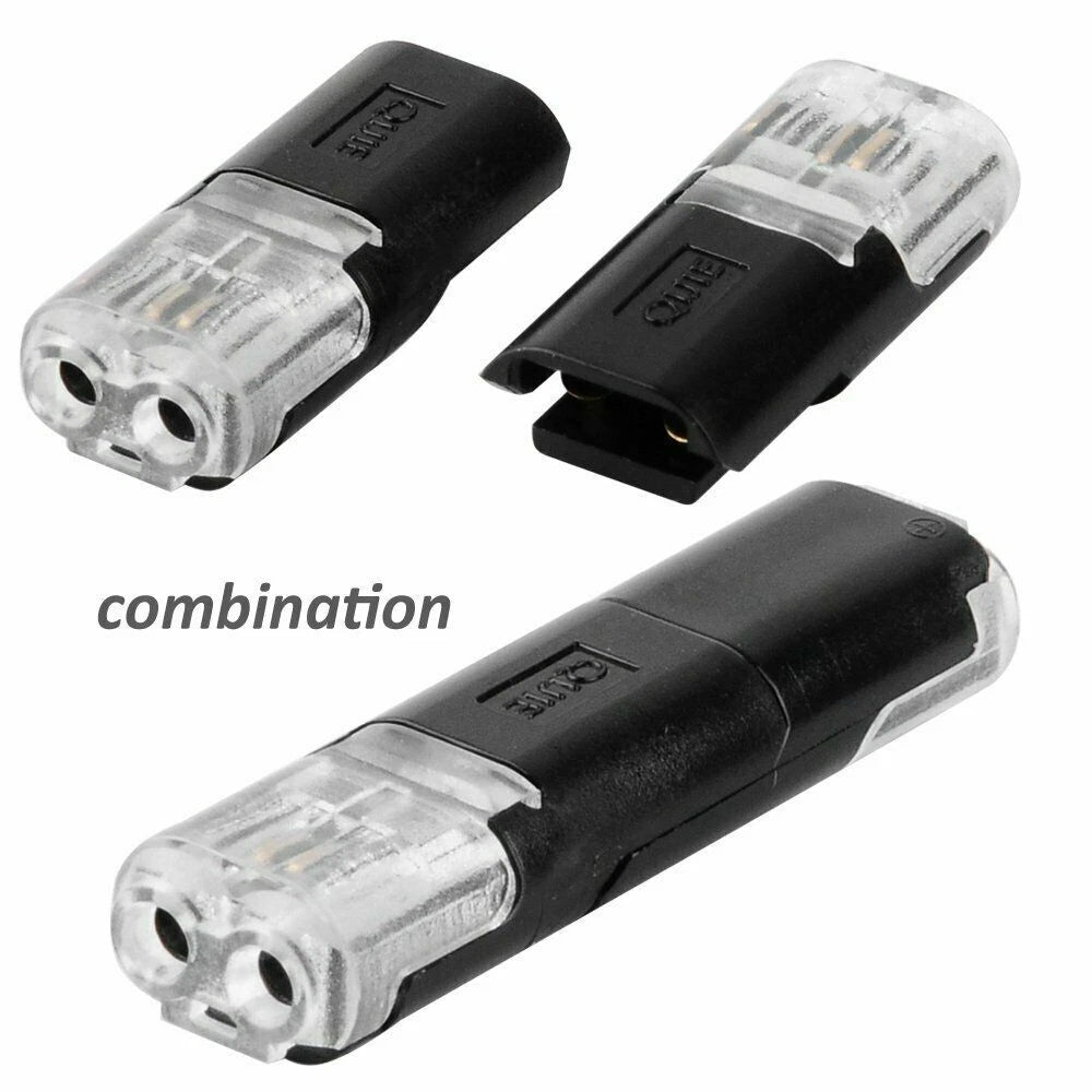 Set of 10 12V Electrical Connectors for Automotive Wire Strip Light Cable