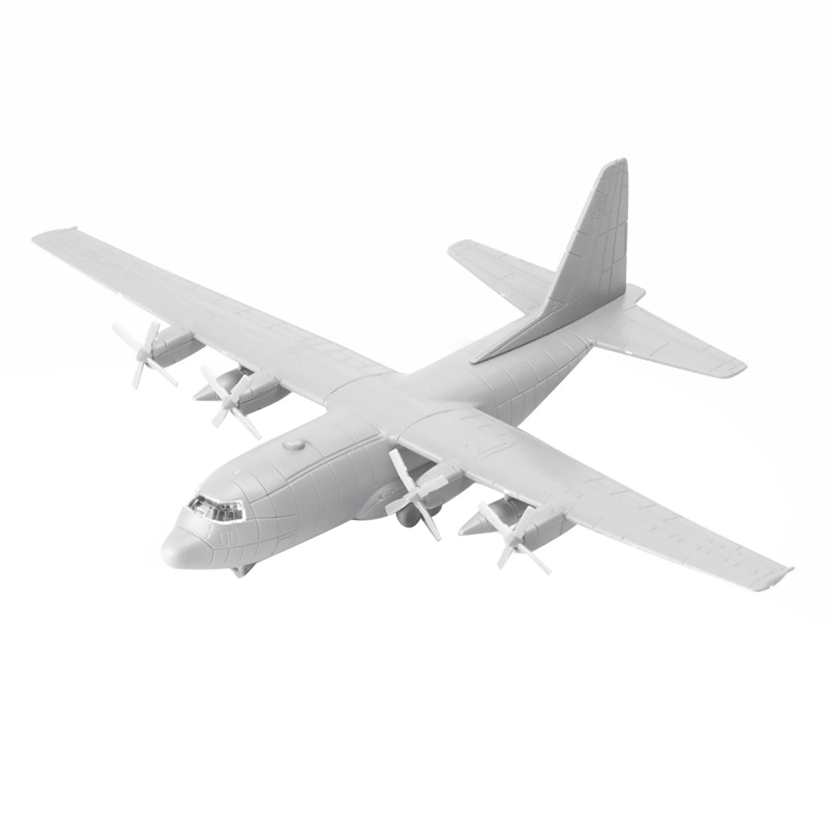 C-130 Hercules Transport Aircraft Model Kit (1/144 Scale) Unassembled