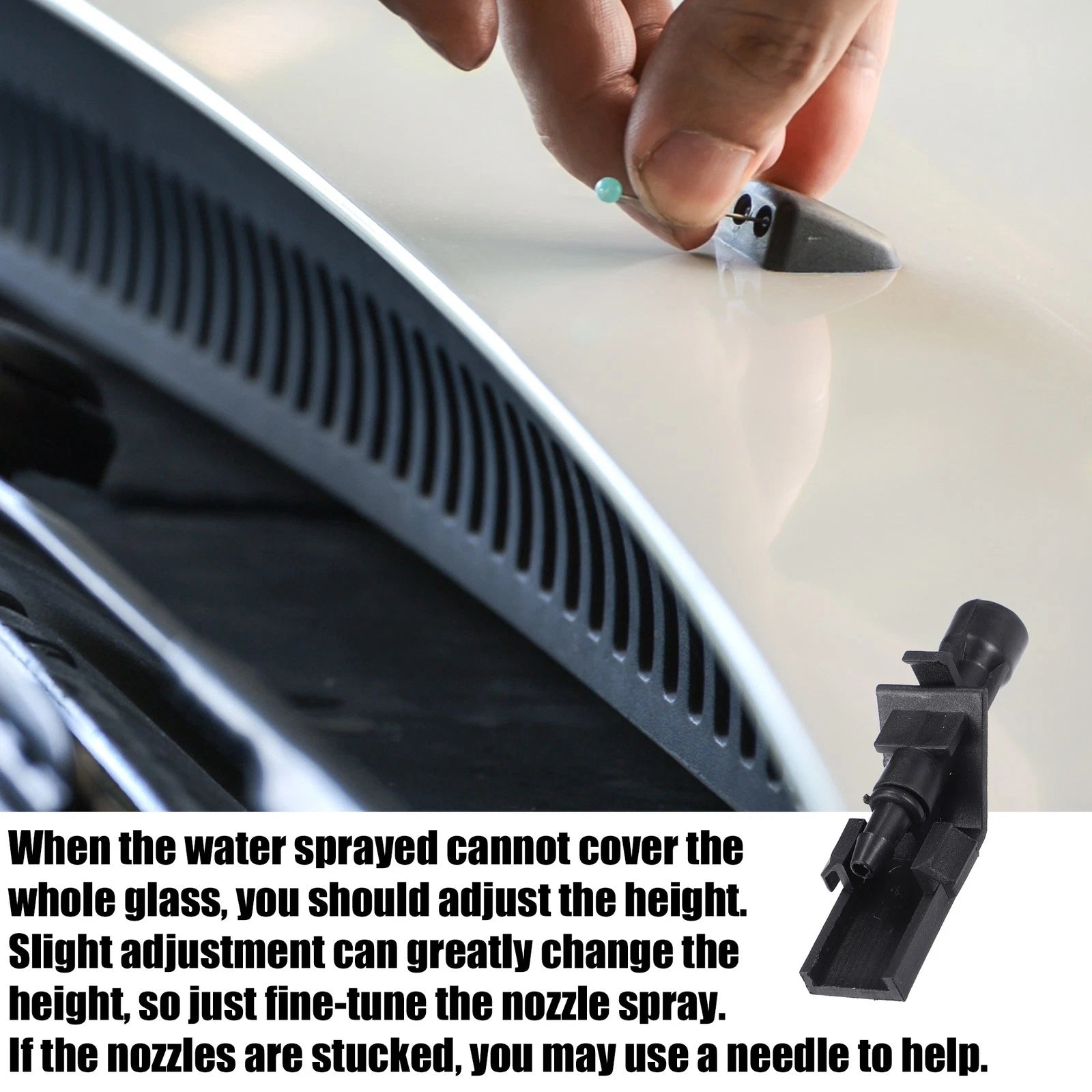 Windshield Washer Nozzle Replacement for Honda Accord (2003–2017)