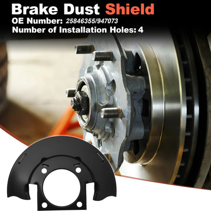 Front Wheel Brake Dust Shield for GMC Savana 2500 (2003–2024) No.25846355/94 7073