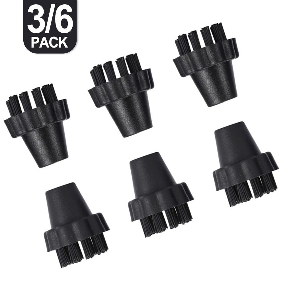 Nylon Bristle Brushes for Vaporetto Steam Cleaner (Tough Dirt Removal)