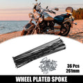 Bicycle Spokes and Nipples Kit 14G 261mm for Most Bikes (Most Models)
