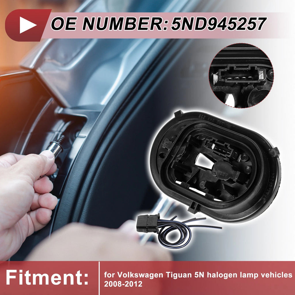 Right Tail Light Socket Wiring for Volkswagen Tiguan 5N (2008–2017)