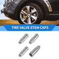 Tire Valve Stem Caps Replacement for Car SUV Bike RV 4 Pack