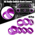 AC Radio Switch Knob Covers Replacement for Chevy Silverado GMC Sierra (2014–2018)