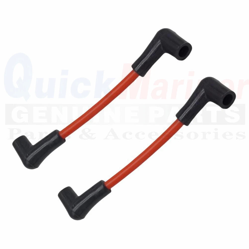 2PCS 18-8816-1 Spark Plug Wire 6" for OMC Johnson Evinrude Spark Plug Wire Leads