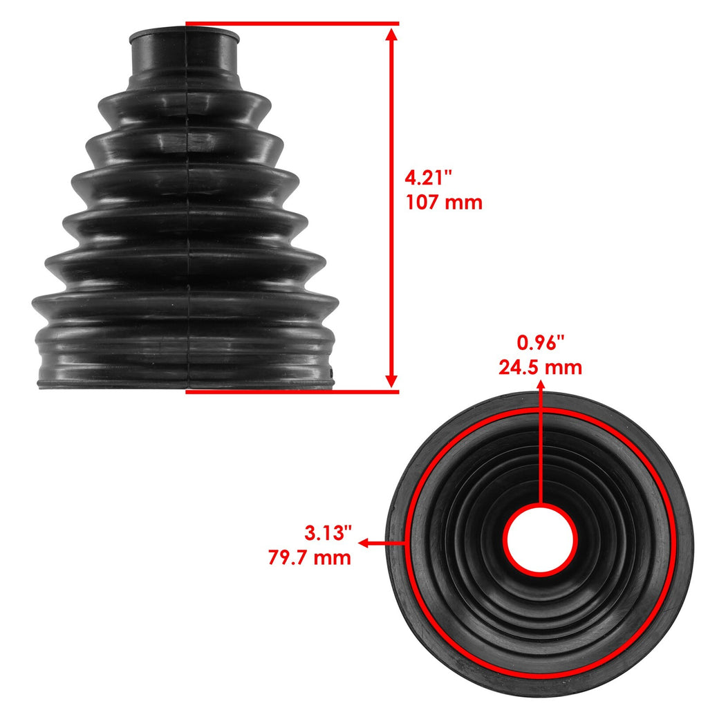 Front CV Axle Inner and Outer Boot Set for Honda Talon 1000X 2020-2022