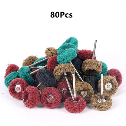 2X Small Buffing Abrasive Wheel for Rotary Tool (80PPack)