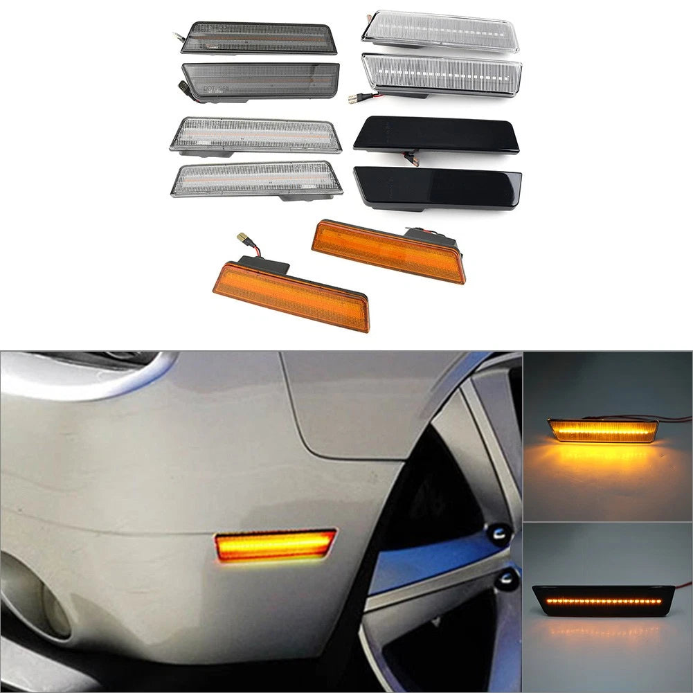 2X LED Front Side Marker Light for Dodge Challenger (2008–2014)