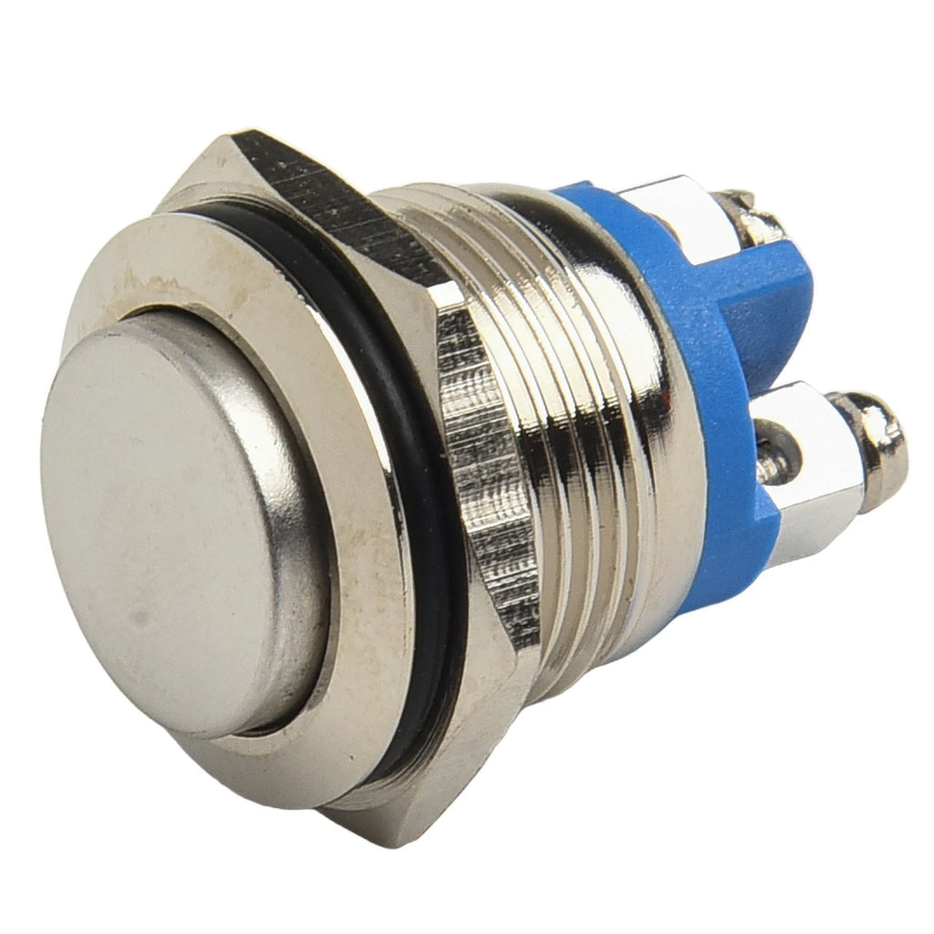 Stainless Steel Waterproof Push Button Switch 16mm for Universal Use