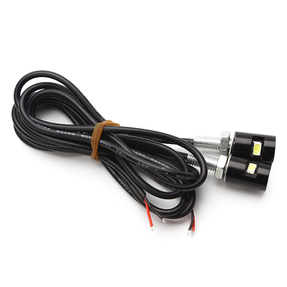 2PC LED White Turn Signal Indicator for Motorcycle (Universal)