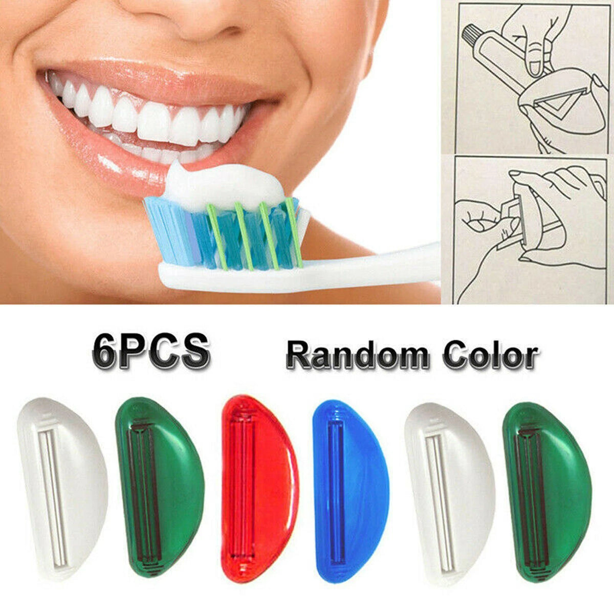 Tube Squeezer Toothpaste Dispenser Holder (Home Tools)