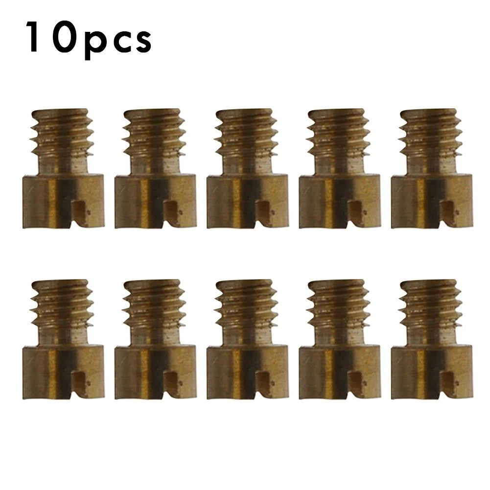 10x Carburetor Main Jet Kit Nozzles for Kymco Rex-Hercules (Fit 52-75)