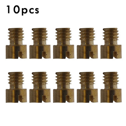 10x Carburetor Main Jet Kit Nozzles for Kymco Rex-Hercules (Fit 52-75)