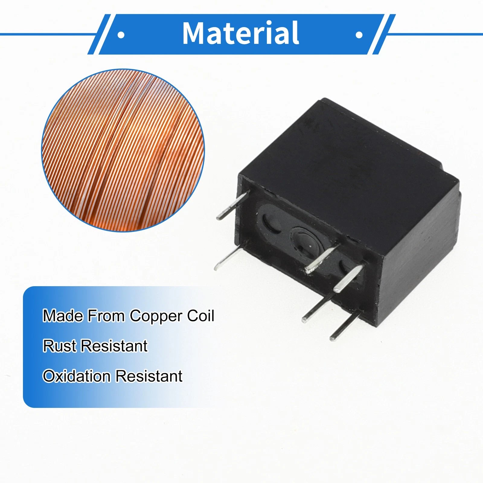 3X 6-Pin DC9V 2A Waterproof Auto Relay for Multi-Purpose Use