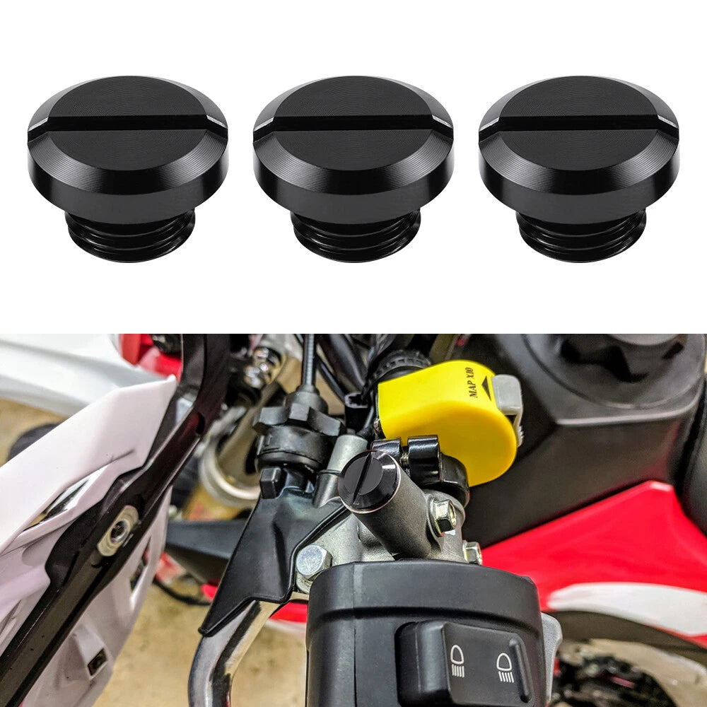 M10X1.25 Anodized Mirror Hole Plugs for Ducati Kawasaki