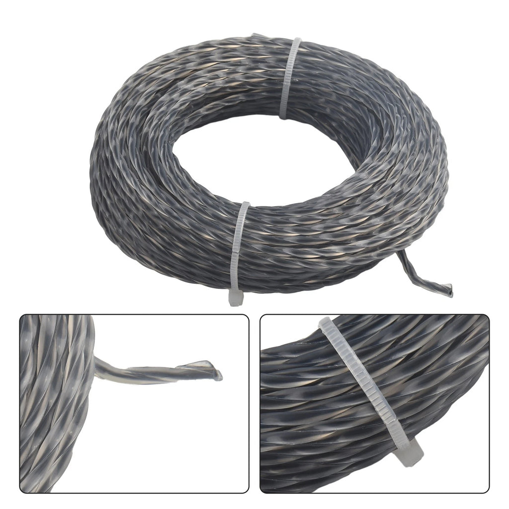 2X Core-reinforced Grass Trimmer Line 2.0 - 3.0mm x 15m Spool