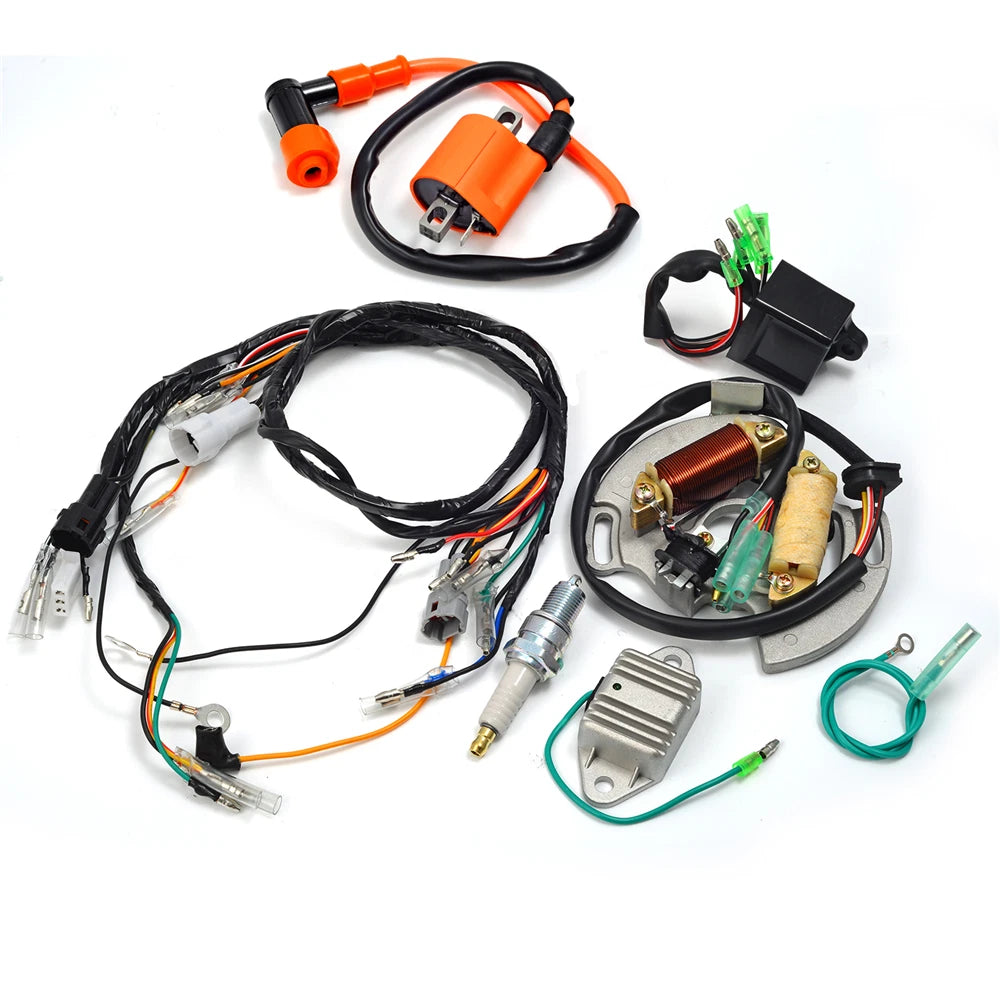 Ignition Coil Wiring Harness Regulator Stator for Yamaha Blaster YFS200 (1997–2001)
