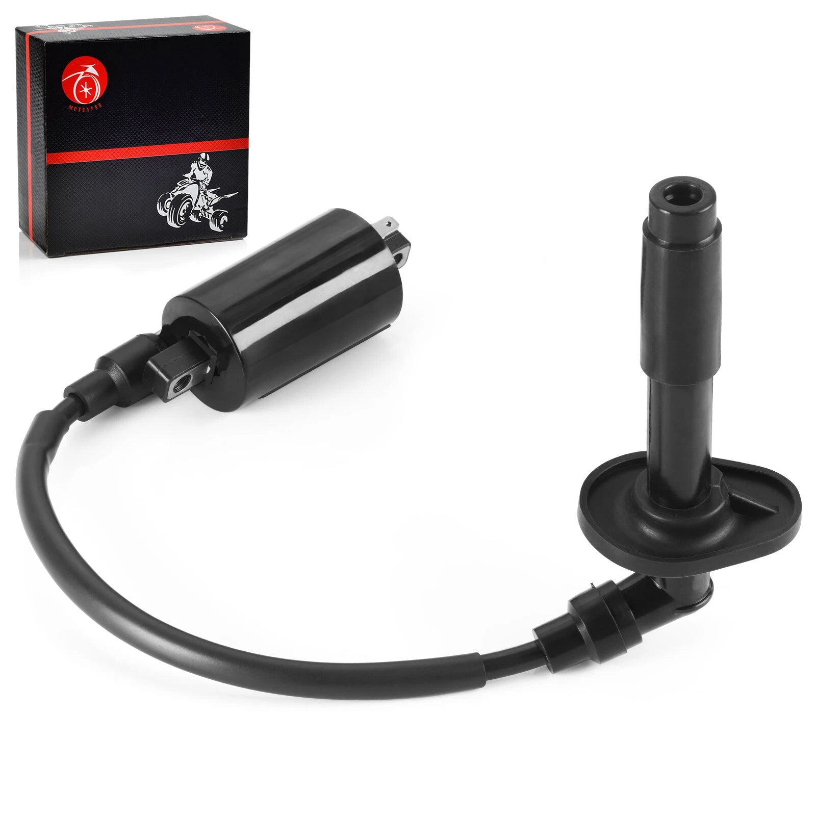 Ignition Coil & Spark Plug Cap for Kawasaki Ninja 250R EX250 (1988–2007)